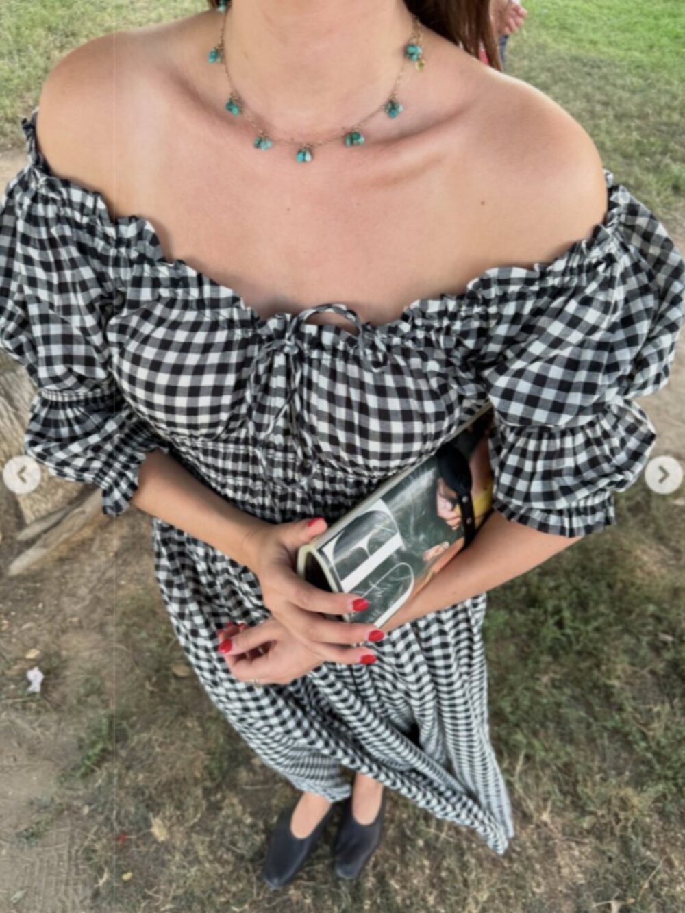 Dôen Ischia Dress in Gingham NWT - Picture 13 of 16